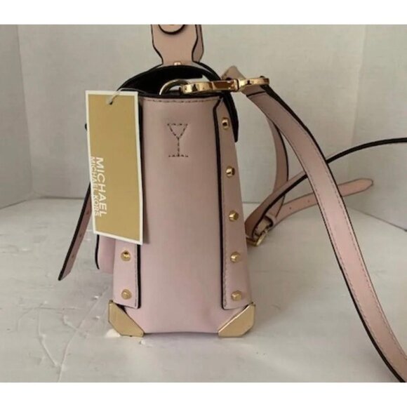 Michael Kors satchel manhattan medium leather powder blush - Picture 10 of 10